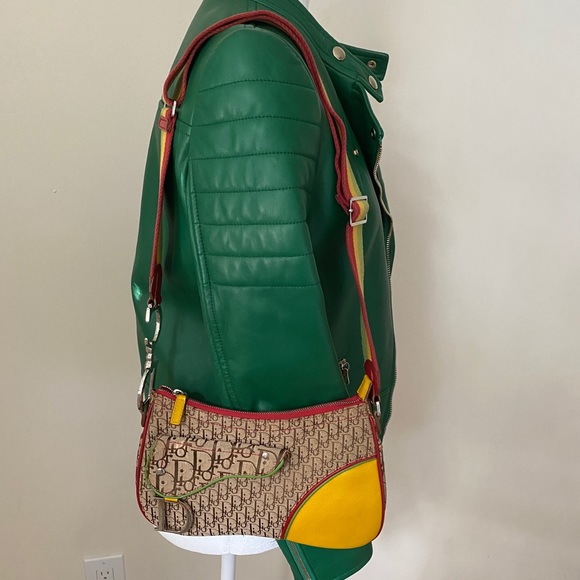 Christian Dior Rasta Trotter Double Saddle Bag - Picture 4 of 16